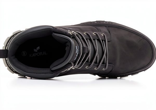 DRESCO Mens Lace Up Sneakers Black Size 10 Textile-2