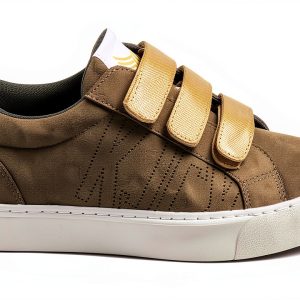 KAPORAL Womens Casual Sneakers White Gold Green Camel Sizes-0