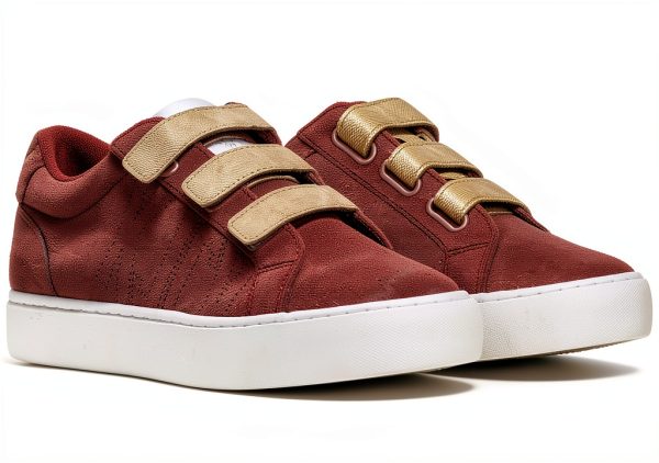 KAPORAL Bordeaux Sneakers Womens Casual Shoes Comfortable-2