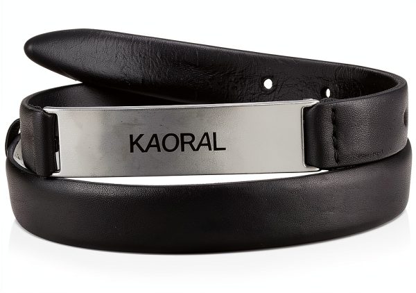 Kaporal Womens Winter Scarf Black 75 cm LOVE Model-1