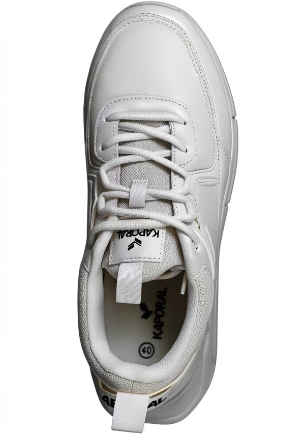 DRESCO Mens White Shoes Comfortable Durable Footwear-5