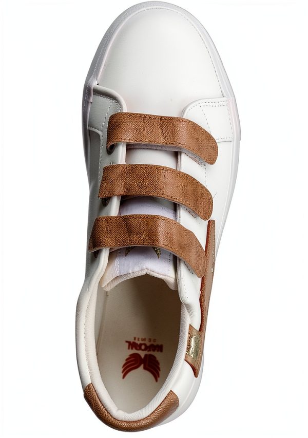 Kaporal Womens White Sneakers Comfortable Casual Footwear-5