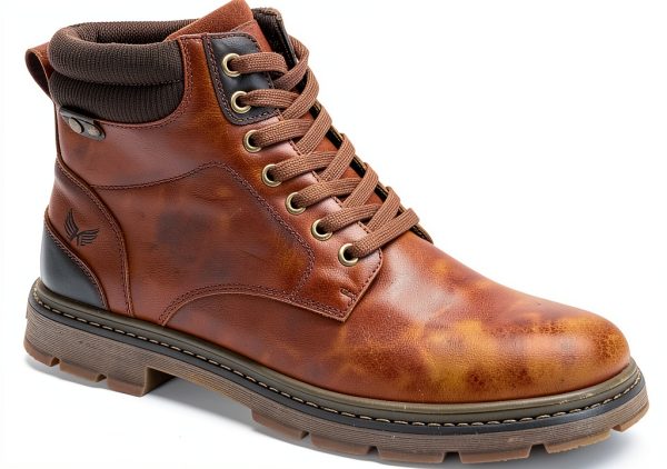 KAPORAL Mens Casual Ankle Boots Skin Coloured Black Sizes-1