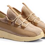 DRESCO Casual Tennis Shoes Lace-up Mens Beige Size 43-0