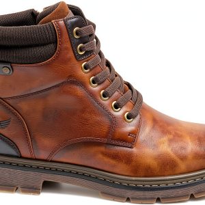 KAPORAL Mens Casual Ankle Boots Skin Coloured Black Sizes-0