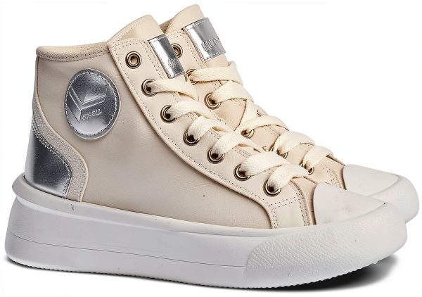 DRESCO Womens White Irise Medium Shoes Comfort Fit-2