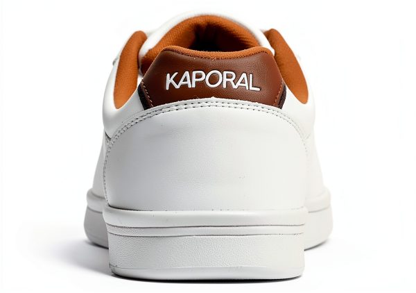 DRESCO Mens Medium Tan White Shoes Comfort Fit Casual-3