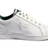 DRESCO Mens Casual Tennis Shoes Lace-up Camel White Green-1