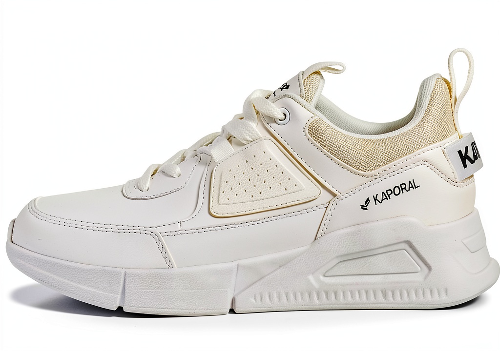 DRESCO mens white shoes showcasing sleek design and fit