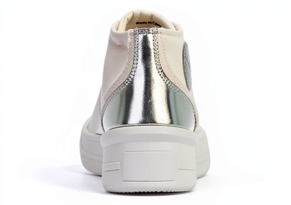 DRESCO Womens White Irise Medium Shoes Comfort Fit-3