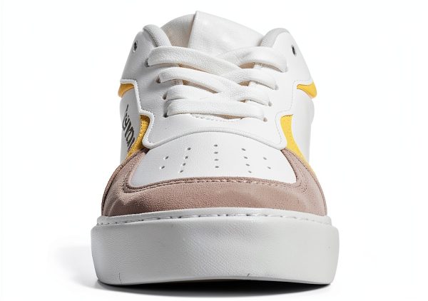 DRESCO Womens White Blue Shoes Comfortable Athletic Footwear-4