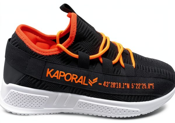 DRESCO Mens Medium Navy Orange Shoes Athletic Comfort-0