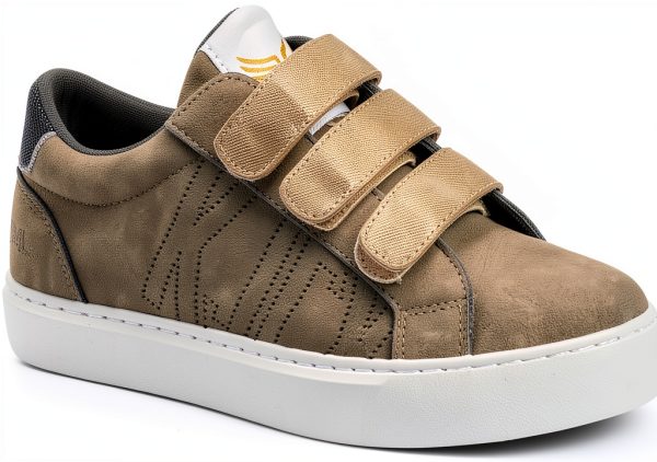 KAPORAL Womens Casual Sneakers White Gold Green Camel Sizes-1