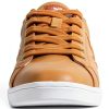 DRESCO Mens Casual Tennis Shoes Lace-up Camel Color-4