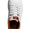 DRESCO Mens Medium Tan White Shoes Comfort Fit Casual-5