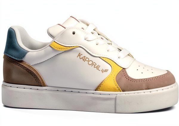 DRESCO Womens White Blue Shoes Comfortable Athletic Footwear-2